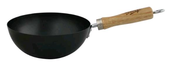 WOK AÇO CARBONO C/C 20CM AA.